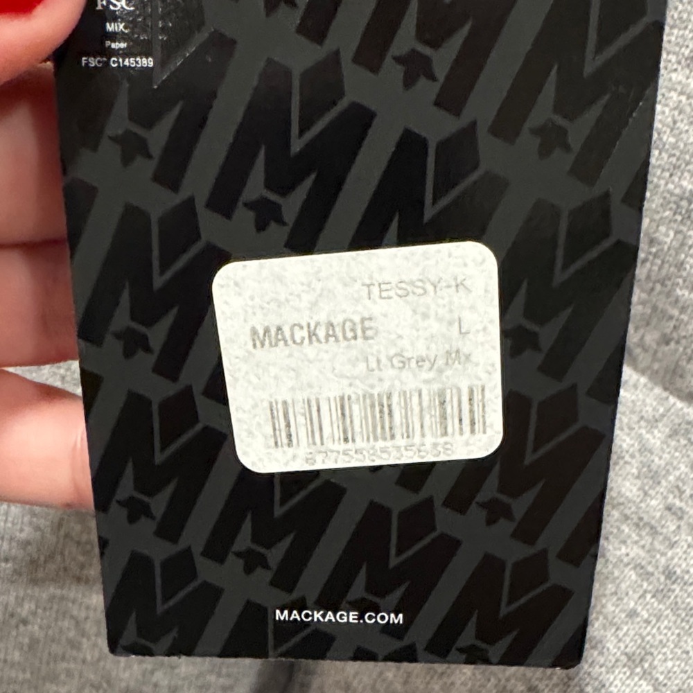 Mackage Unisex Light Gray Puffer Jacket - Picture 6 of 16